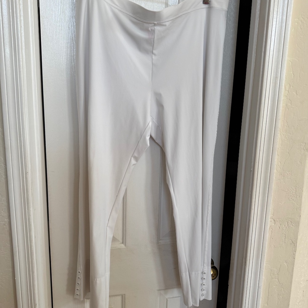VERY VINTAGE::::   IC Collection White Dress Slacks SZ XXL=2XL